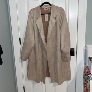 Faux Leather Tan Jacket